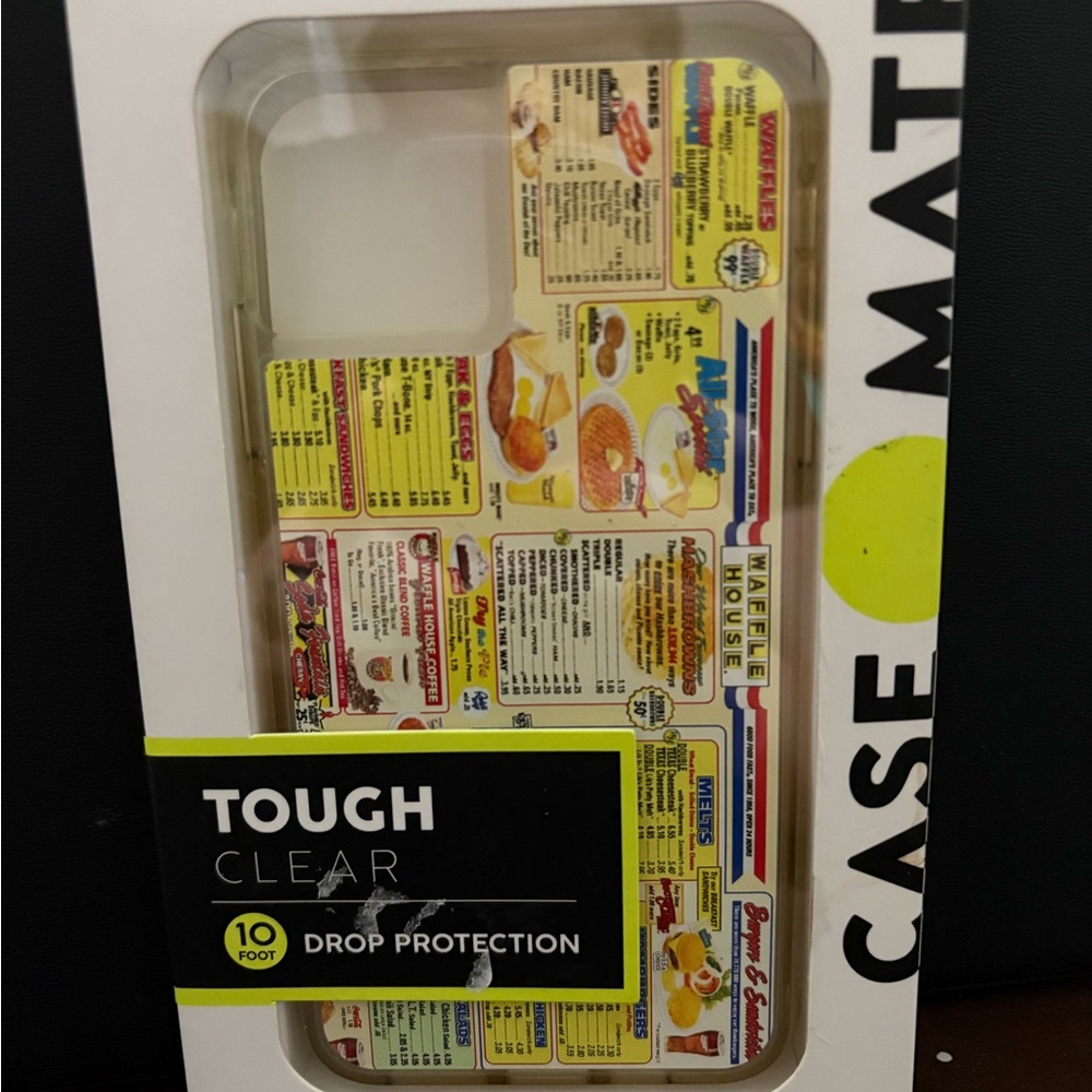 CaseMate Tough Clear Case for Apple iPhone XS Max/iPhone 11 Pro Max Waffle House